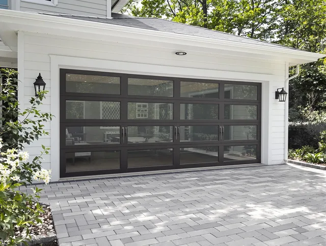 North Smithfield Garage Door Repair design specialist presenting custom garage door options to North Smithfield homeowner