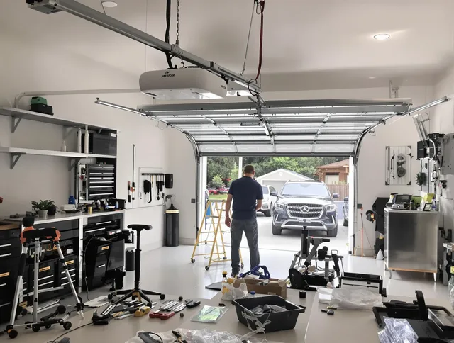 Garage door opener installation by North Smithfield Garage Door Repair in North Smithfield