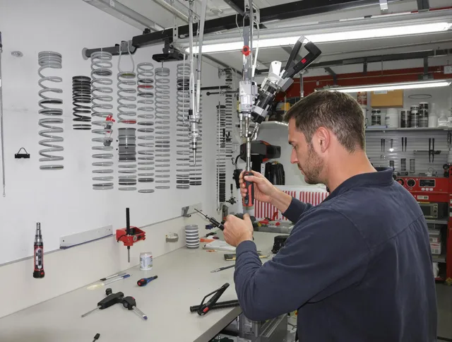 North Smithfield Garage Door Repair safety certified technician performing precision spring replacement in North Smithfield